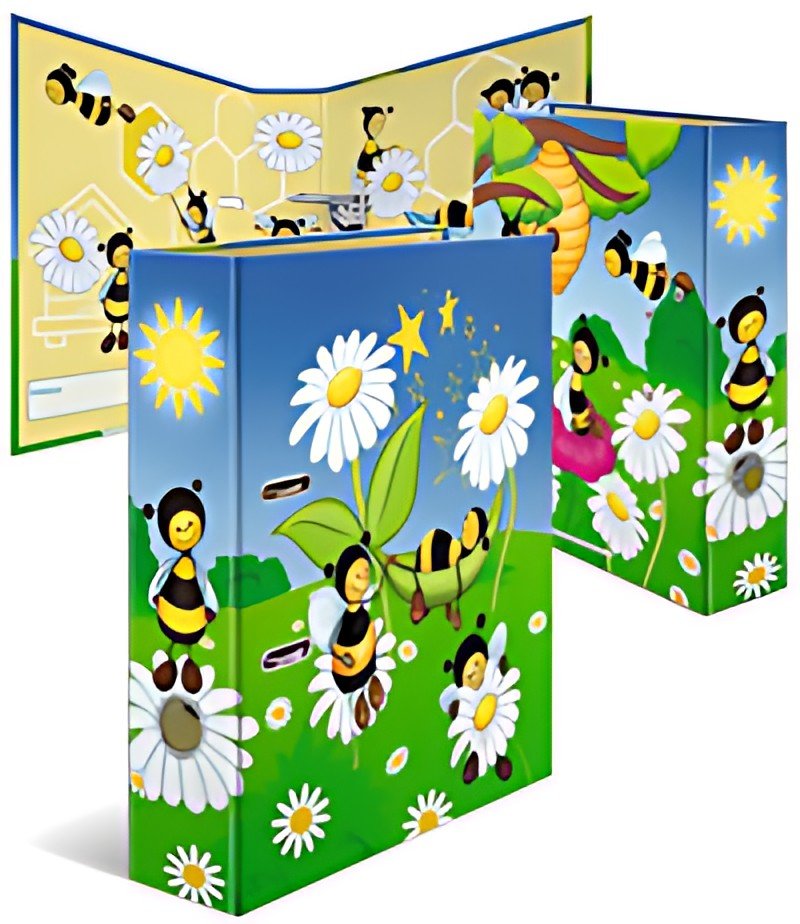 HERMA Classeur à motif pour école maternelle "Abeilles"