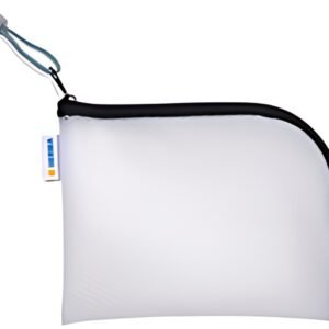 HERMA Pochette à fermeture à zip "Mesh Bags", A6, noir