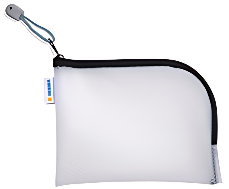 HERMA Pochette à fermeture à zip "Mesh Bags", A6, noir