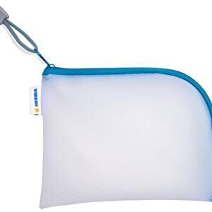 HERMA Pochette à fermeture à zip "Mesh Bags", A6, bleu