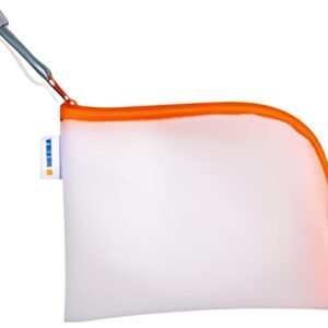 HERMA Pochette à fermeture à zip "Mesh Bags", A6, orange