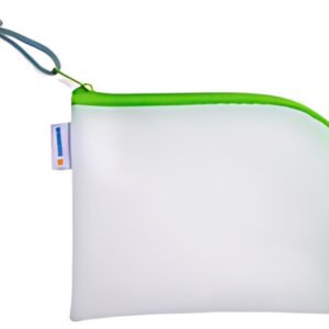HERMA Pochette à fermeture à zip "Mesh Bags", A7, vert