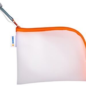 HERMA Pochette à fermeture à zip "Mesh Bags", A7, orange