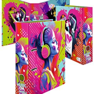 HERMA Classeur à motifs "Music Girl", A4, 70 m