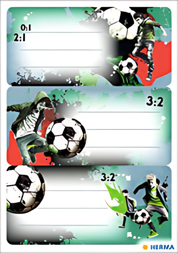 HERMA Étiquettes VARIO "Street Soccer", 76 x 35 mm