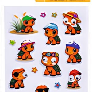 HERMA Sticker MAGIC Tortues, yeux vacillants