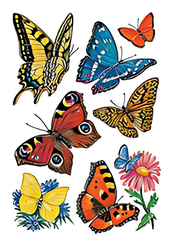 HERMA Sticker DECOR Papillons, papier