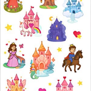 HERMA Stickers DECOR Contes de fées, papier scintillant