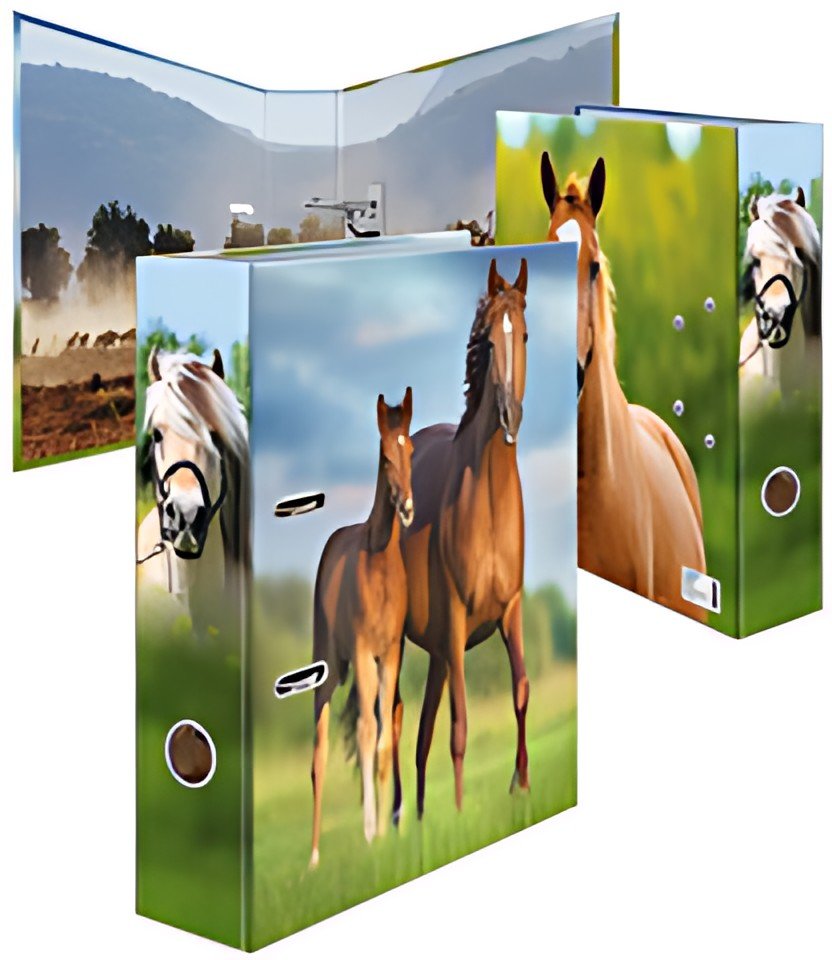 HERMA Classeur à motif "Animaux préférés" Cheval, A4
