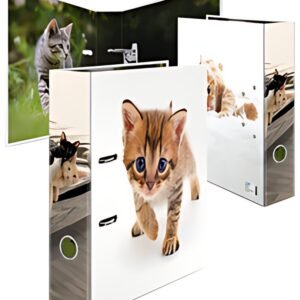 HERMA Classeur à motif "Animaux préférés" Chat, A4
