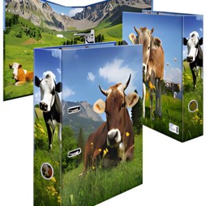 HERMA Classeur à motif "Vache d'alpages", A4