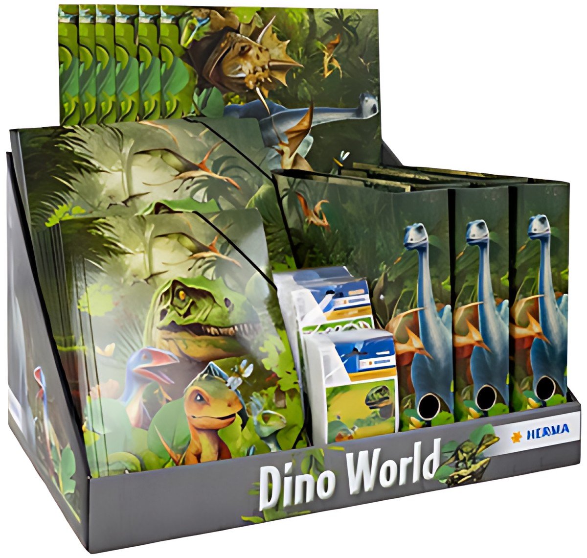 HERMA Série de motifs "Dino World", présentoir
