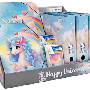 HERMA Série de motifs "Happy Unicorns", présentoir