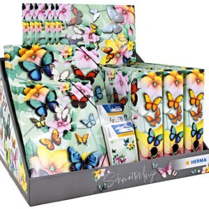 HERMA Série de motifs "Papillons", présentoir