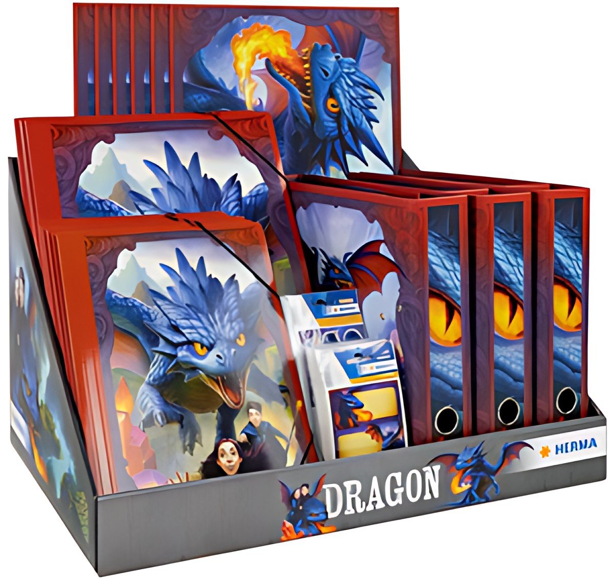 HERMA Série de motifs "Dragons", présentoir