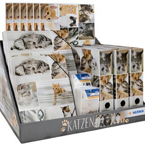 HERMA Série de motifs "Chats", présentoir