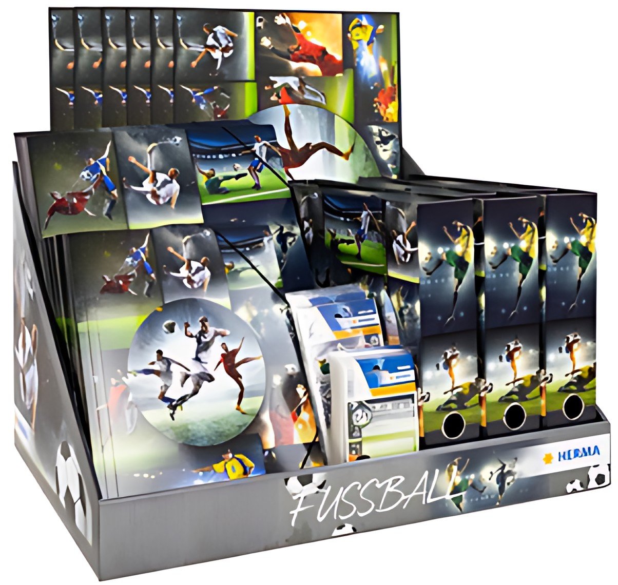 HERMA Série de motifs "Football", présentoir