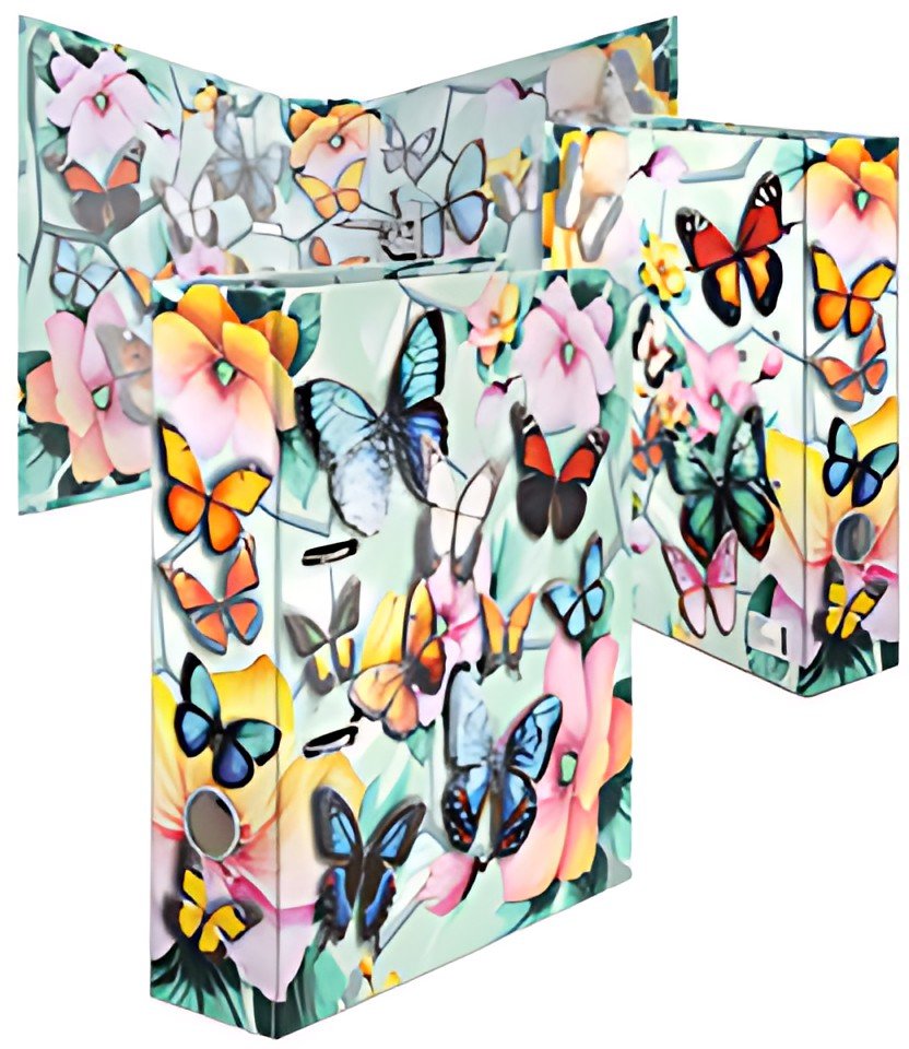 HERMA Classeur à motif "Papillons", A4