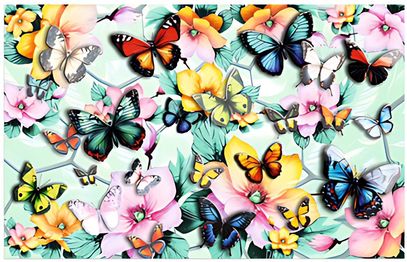 HERMA Sous-main "Papillons", (L)550 x (H)350 mm