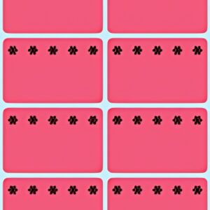 HERMA étiquettes pour surgelés, 26 x 40 mm, rouge fluo