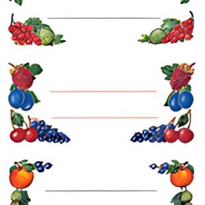 HERMA Étiquette de cuisine Baies diverses, 76 x 35 mm