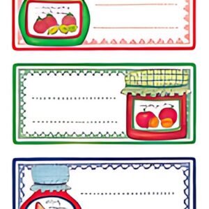 HERMA Étiquette de cuisine Bocaux, 76 x 35 mm, en couleurs