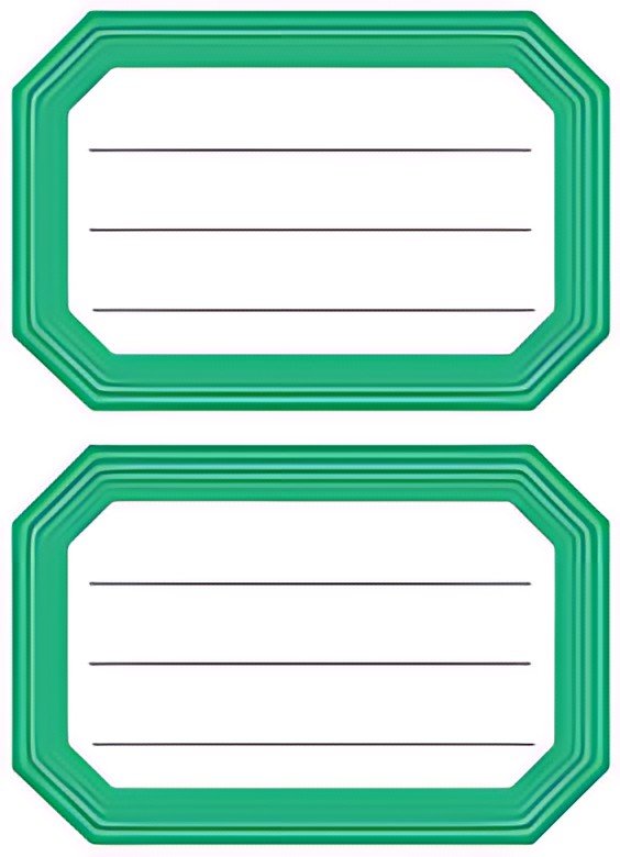 HERMA étiquettes pour livres, 82 x 55 mm,conception de marge