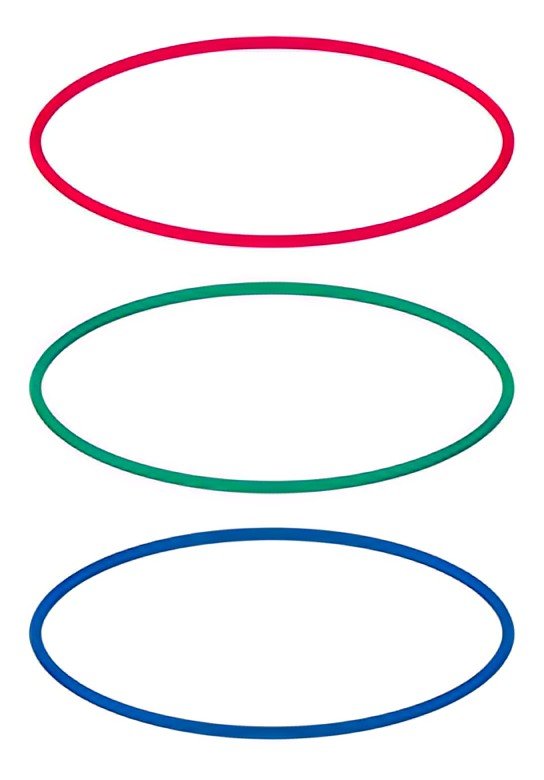 HERMA étiquettes pour livres, forme ovale, rouge / vert /