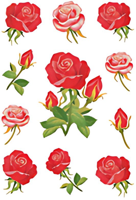HERMA Sticker DECOR "Bouquets de roses"