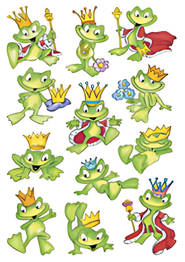 HERMA Sticker DECOR "Roi grenouille"