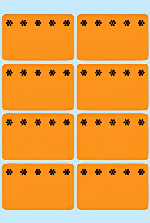 HERMA étiquettes pour surgelés, 26 x 40 mm, orange fluo