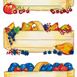 HERMA Étiquette de cuisine Corbeille de fruits, 76x35 mm