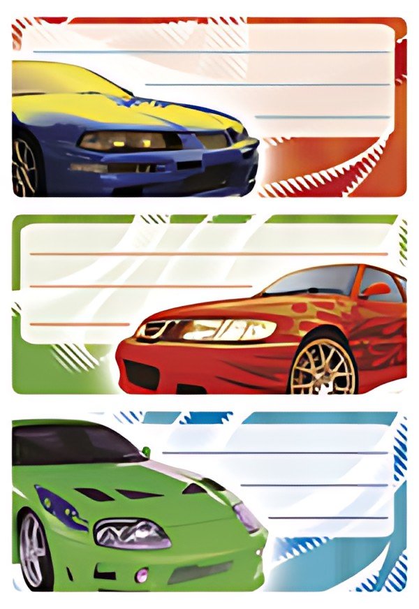 HERMA Etiquettes pour livres "Tuning", 76 x 35 mm