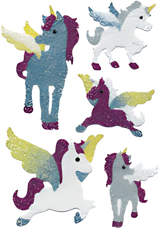 HERMA Sticker MAGIC "Licornes", diamond glittery
