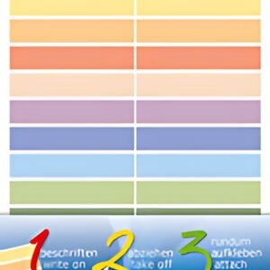 HERMA Etiquettes pour crayons HOME, 46 x 10 mm, couleurs