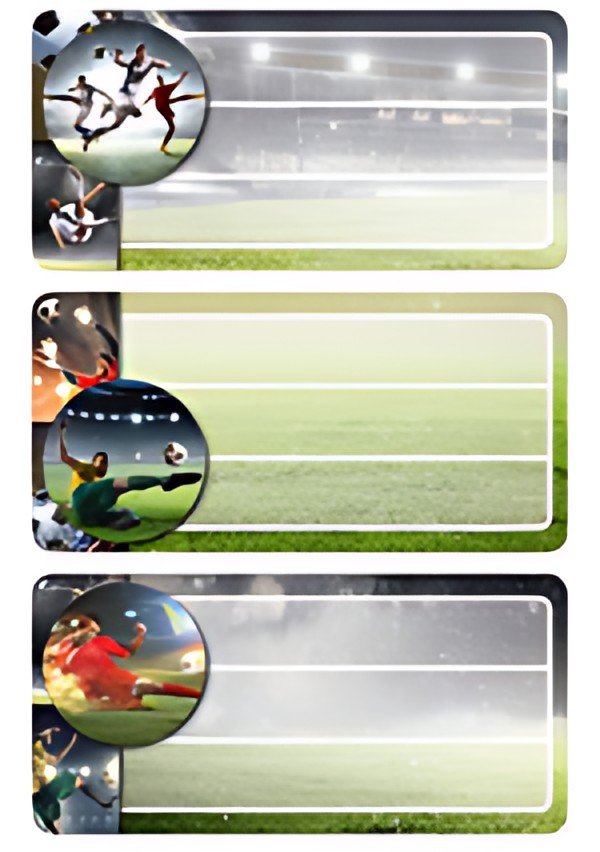 HERMA Étiquettes pour livres "Football", pailleté