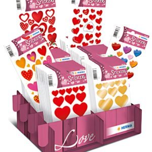 HERMA Sticker DECOR Love classique, dans un présentoir de