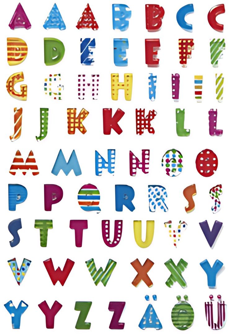 HERMA stickers alphabet MAGIC, A-Z, gravé Stone