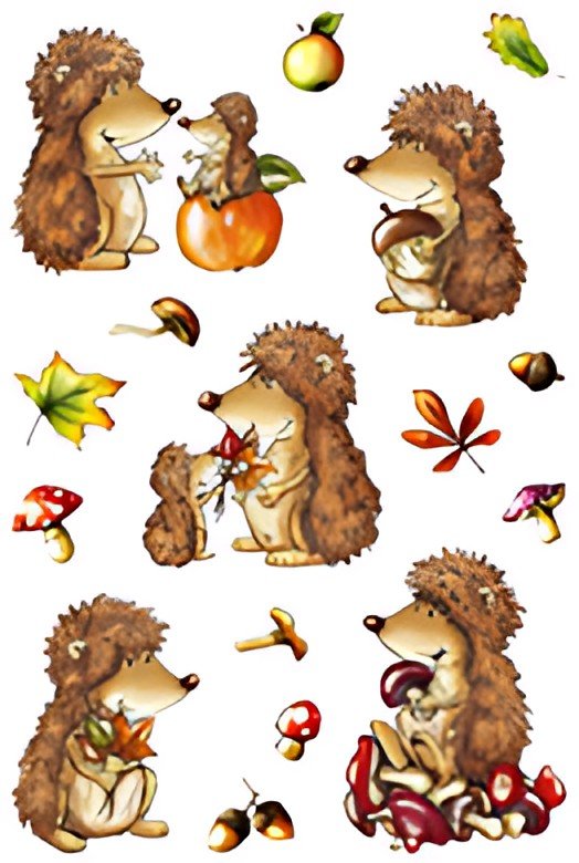 HERMA sticker DECOR "hérisson"