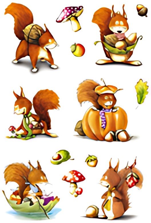 HERMA Sticker DECOR "Ecureuils"