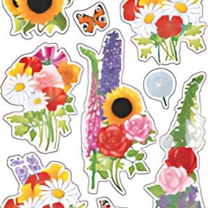 HERMA Autocollants DECOR "Fleurs modernes"