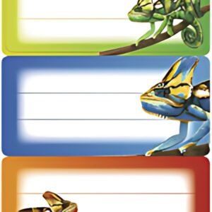 HERMA Étiquettes pour livres VARIO "Caméléons", 76 x 35 mm