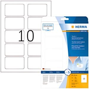 HERMA Etiquettes-badges SPECIAL, 80,0 x 50,0 mm, blanc