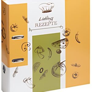 PAGNA Rezept-Ordner "Lieblingsrezepte", DIN A4, 75 mm