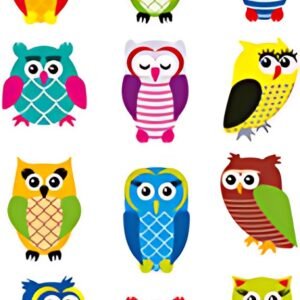 HERMA Sticker MAGIC "Chouettes", film scintillant