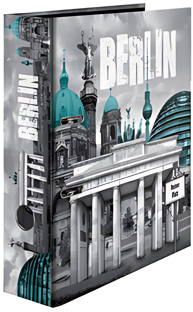 HERMA Classeur à levier à motifs "Berlin", A4, dos: 70 mm
