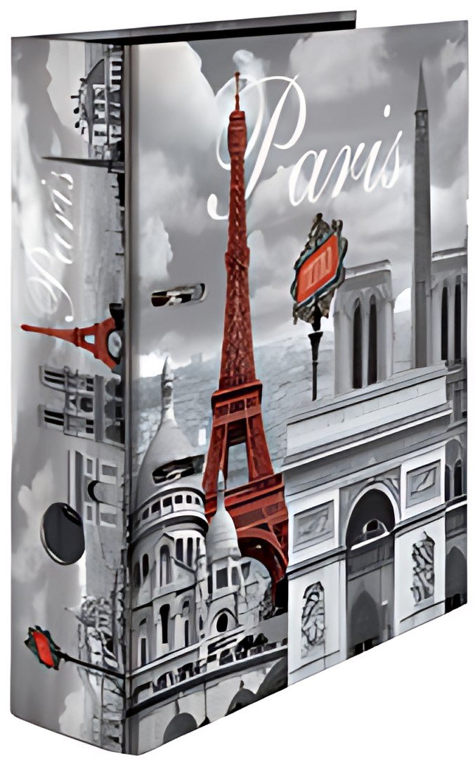 HERMA Classeur à levier à motifs "Paris", A4, dos: 70 mm