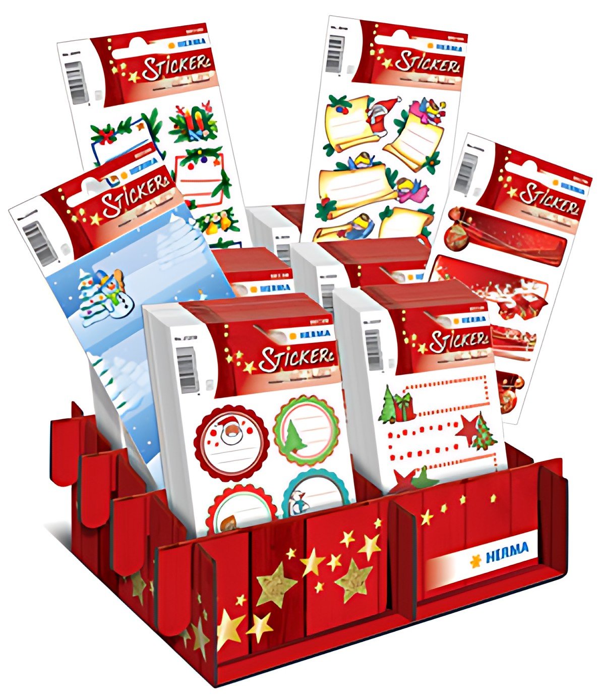 HERMA Autocollants de Noel cadeaux"", présentoir de comptoir