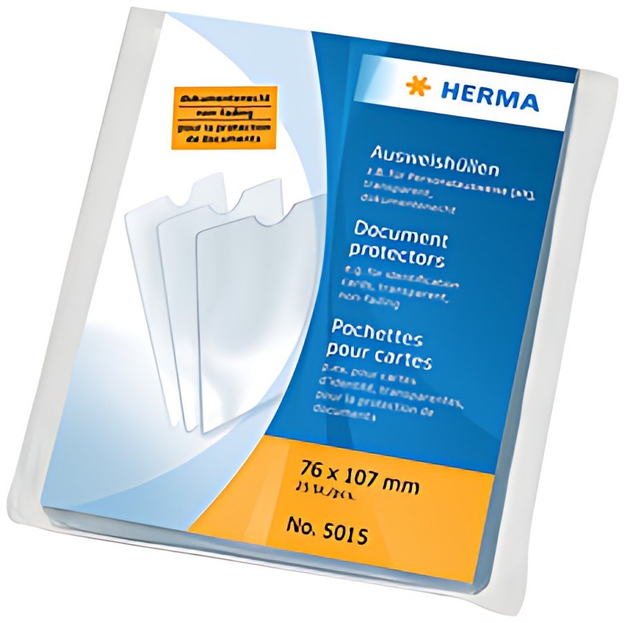 HERMA étui de poche, PP, 1 poche, 0,14 mm, transparent