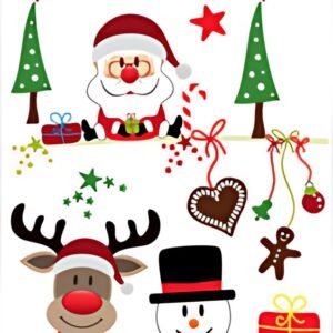 HERMA Image de Noël pour fenêtre "Joies de Noël"